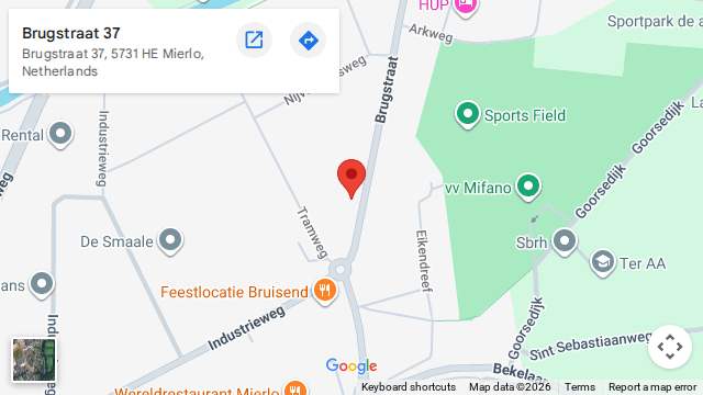 Locatie van Autorijschool @JOS op de kaart: Brugstraat 37 in Mierlo